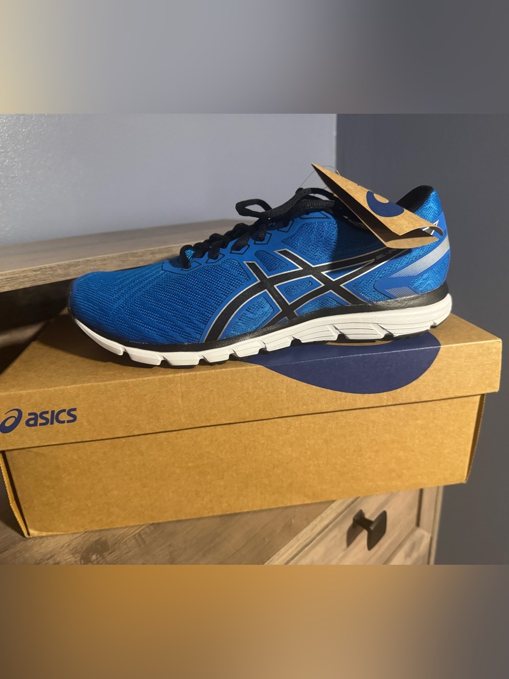 ASICS Men’s Sz 10 gel Zara a 5B  Blue Athletic Running Shoe